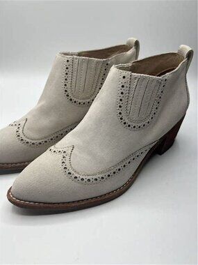 Madewell The Grayson Chelsea Boot J8292 NIB! 9.5 dried flax (beige suede)